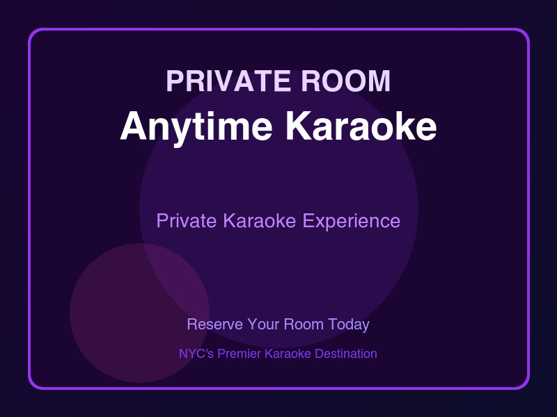 Anytime Karaoke